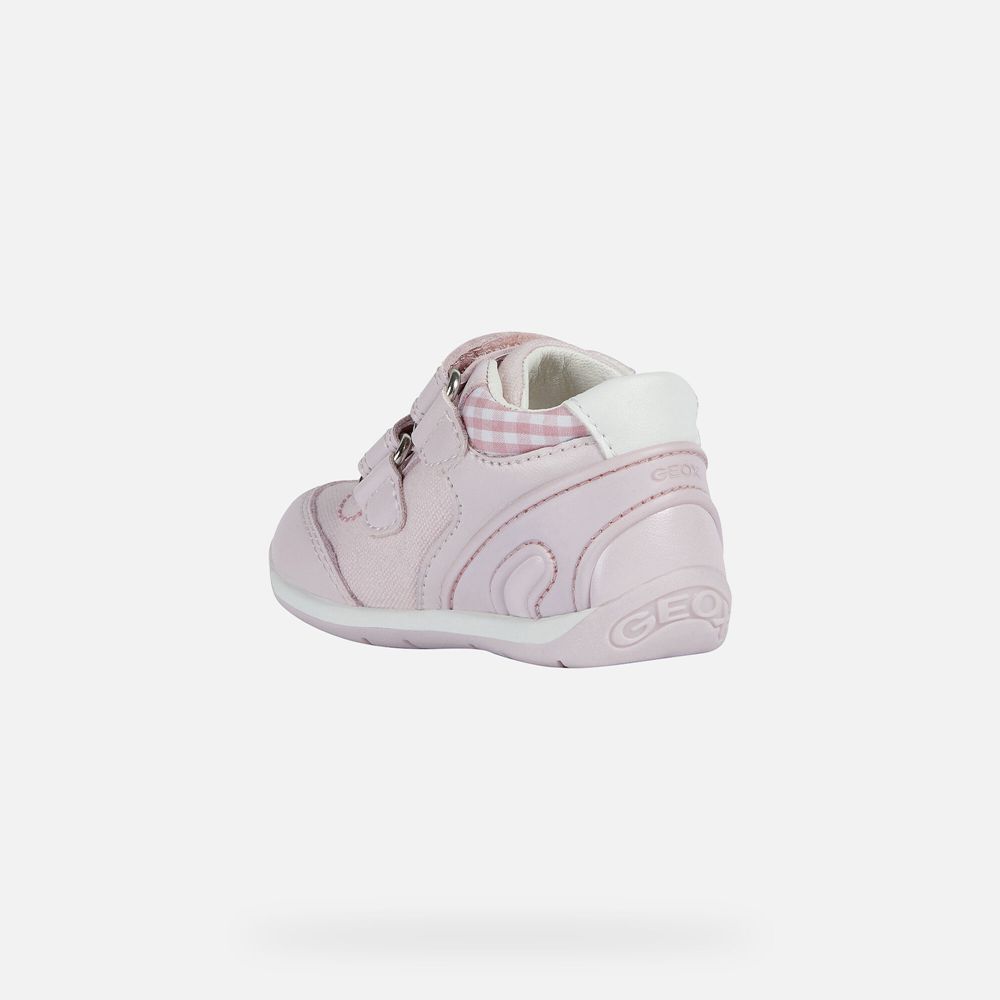 Tenis Geox Bebe Rosa - Each Girl - QVYPJ1042